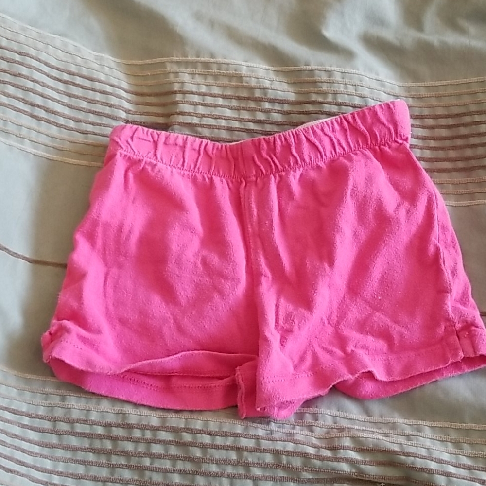5/25 Pink shorts with foldable waist band